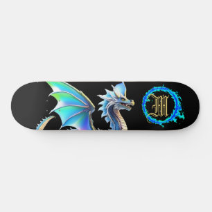 *~* Metallische AP88 Elemental Gold BLAUE Dragon Skateboard