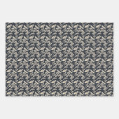 Metallische Blätter auf Black Blue und Red (Vorderseite)