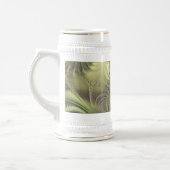 Metallische Blätter Bierglas (Links)