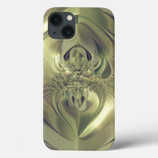 Metallische Blätter Case-Mate iPhone Hülle (Rückseite)