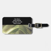 Metallische Blätter Gepäckanhänger (Vorderseite horizontal)