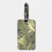 Metallische Blätter Gepäckanhänger (Rückseite vertikal)