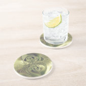 Metallische Blätter Getränkeuntersetzer (Seite)