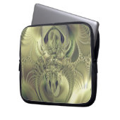 Metallische Blätter Laptopschutzhülle (Vorderseite Links)