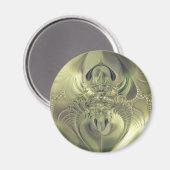 Metallische Blätter Magnet (Vorderseite/Rückseite)