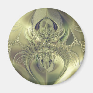 Metallische Blätter Magnet