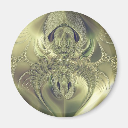 Metallische Blätter Magnet (Vorne)