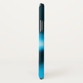 Metallische blaue Imitate aus rostfreiem Stahl Case-Mate iPhone Hülle (Hinten/Rechts)