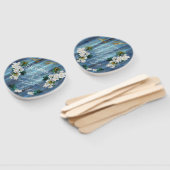 Metallische blaugrüne Friedenstruppen auf Smaragdg Fächer (Non-assembled)