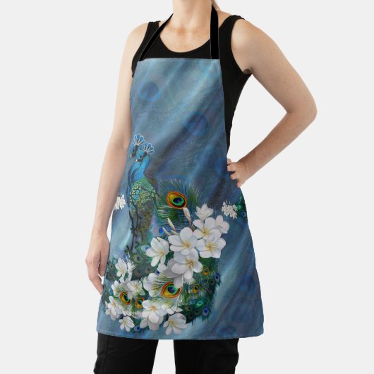 Metallische blaugrüne Friedenstruppen auf Smaragdg Schürze (InSitu)