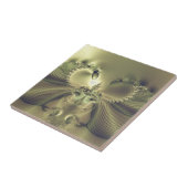 Metallische Blume Fliese (Seite)