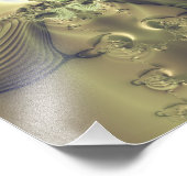 Metallische Blume Fotodruck (Ecke)
