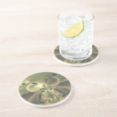 Metallische Blume Getränkeuntersetzer (Seite)