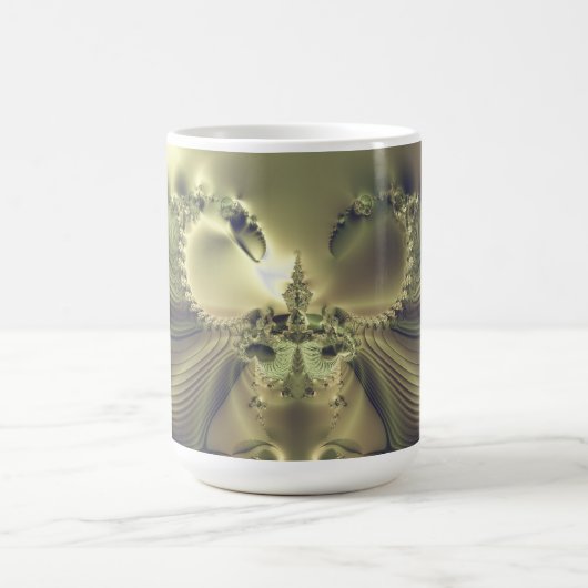 Metallische Blume Kaffeetasse (Mittel)