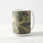 Metallische Blume Kaffeetasse (VorderseiteRechts)