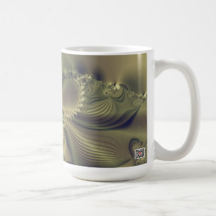 Metallische Blume Kaffeetasse