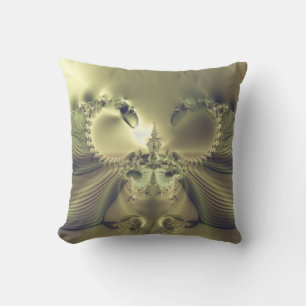 Metallische Blume Kissen