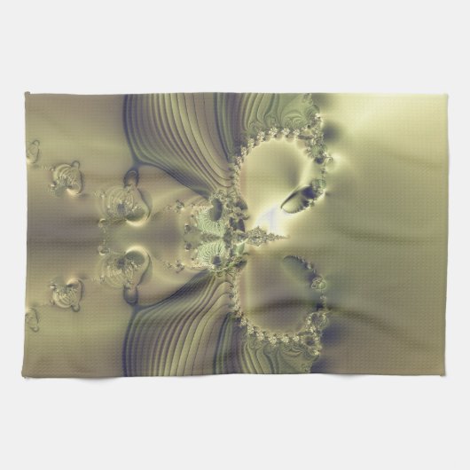 Metallische Blume Küchentuch (Horizontal)