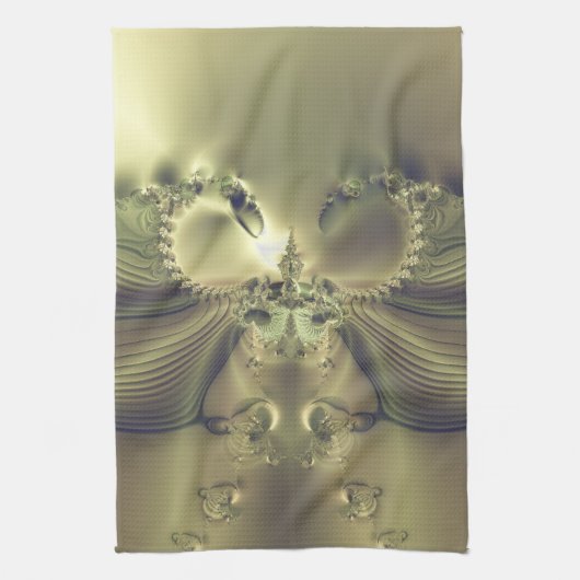 Metallische Blume Küchentuch (Vertikal)