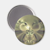 Metallische Blume Magnet (Vorderseite/Rückseite)