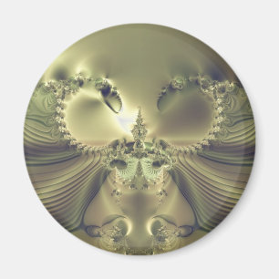 Metallische Blume Magnet