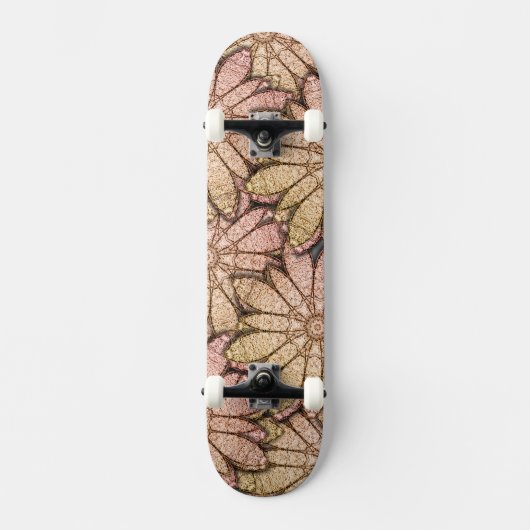 Metallische Blume Skateboard (Vorderseite)
