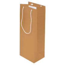 Metallische Bronzewein-Geschenk-Tasche