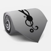 Metallische Curlicues Krawatte (Gerollt)