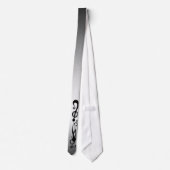 Metallische Curlicues Krawatte (Rückseite)