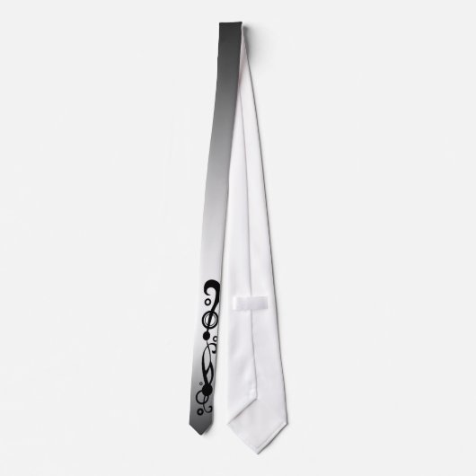 Metallische Curlicues Krawatte (Rückseite)