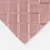 Metallische Diamantmuster Fleecedecke (Ecke)