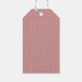 Metallische Diamantmuster Geschenkanhänger (Vorderseite)