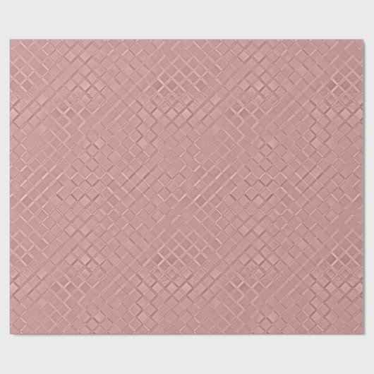 Metallische Diamantmuster Geschenkpapier (Flach)