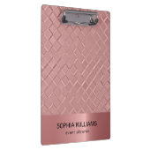 Metallische Diamantmuster Klemmbrett (Rechts)