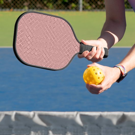 Metallische Diamantmuster Pickleball Schläger (InSitu)