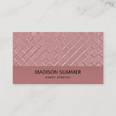 Metallische Diamantmuster Visitenkarte (Vorderseite)