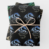 Metallische Drachensammlung Geschenkpapier Set (Beispiel)