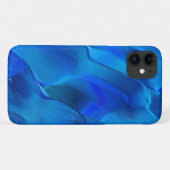 Metallische Dünen in lebhaft blauer Farbe Case-Mate iPhone Hülle (Rückseite (Horizontal))