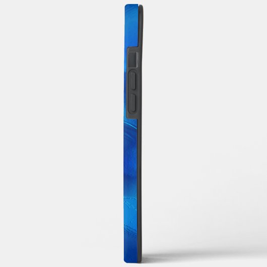 Metallische Dünen in lebhaften blauen Farbtönen Case-Mate iPhone Hülle (Rückseite / Links)