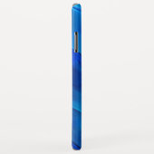 Metallische Dünen in lebhaften blauen Tönen Case-Mate iPhone Hülle (Hinten/Rechts)