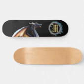 *~* Metallische Elementarfierin BLAU Dragon AP88 Skateboard (Horizontal)
