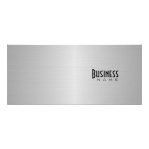 Metallische Entwurfs-Gestell-Karte Werbekarte