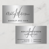 Metallische Folie des Visitenkarte (Vorne/Hinten)