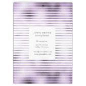 Metallische Folienstreifen Klemmbrett (Rückseite)