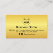 Metallische, gelbe, strahlende Herzkombination Sch Treuekarte (Rückseite)