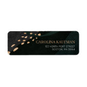 Metallische Geode-Rücksendeadresse (Vorne)