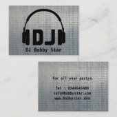 Metallische Geschäftskarte des coolen Visitenkarte (Vorne/Hinten)