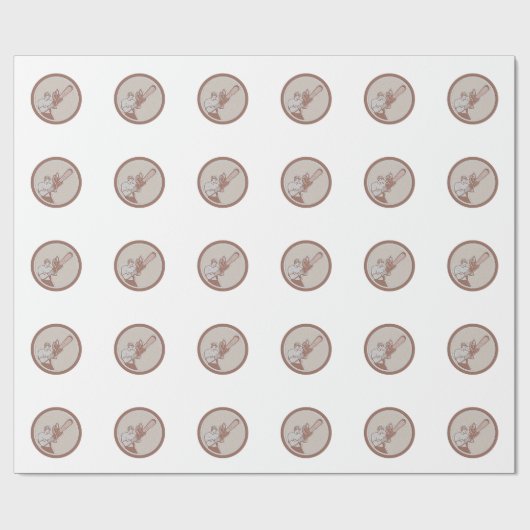 Metallische Geschenkpapier (Flach)