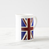 Metallische Gewerkschafts-Jack-Flagge Porzellantasse (Vorderseite Rechts)
