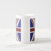 Metallische Gewerkschafts-Jack-Flagge Porzellantasse (Vorderseite)